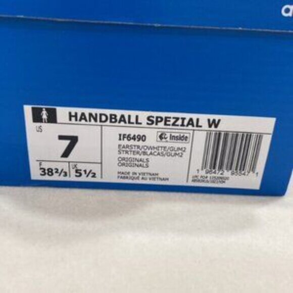 NWT Women's Adidas Handball Spezial Shoes Brown White - Picture 6 of 7